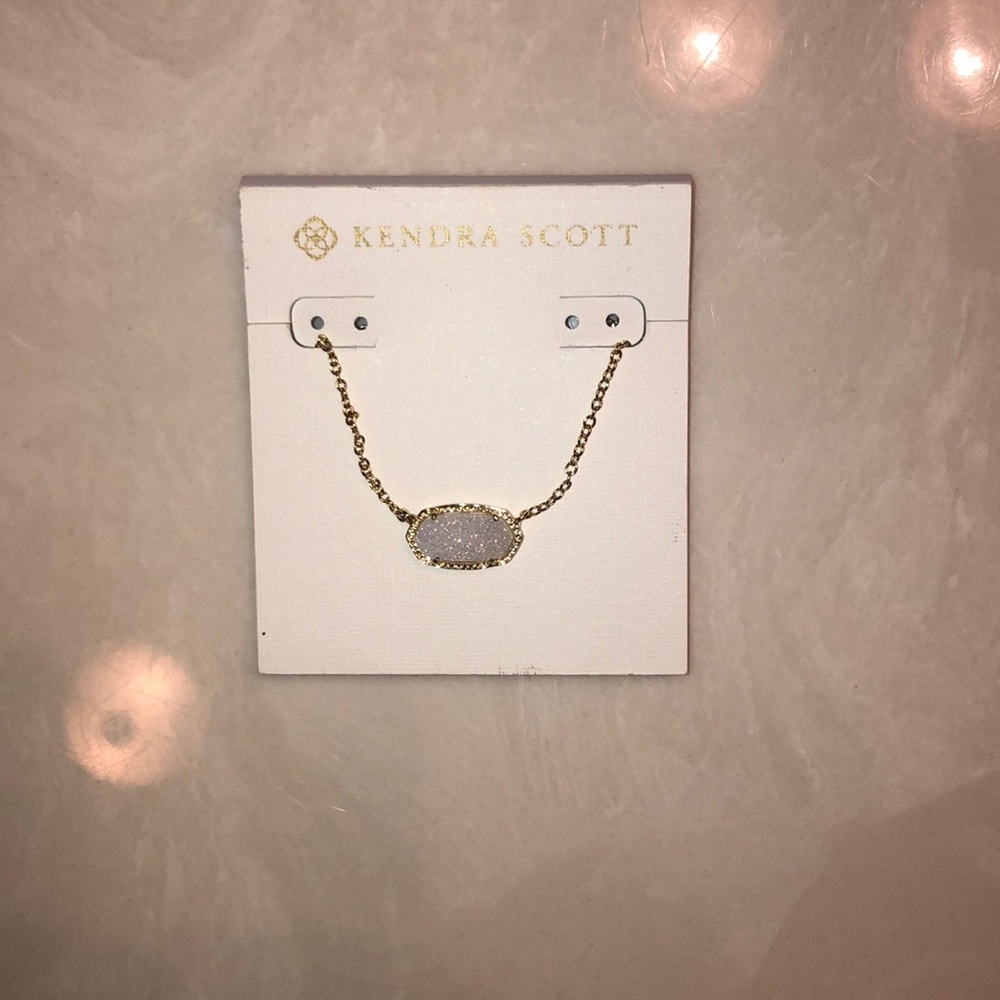 White Kendra Scott Necklace
